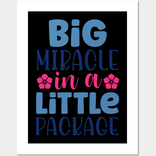 Big Miracle in a Little package Wall Art by família
